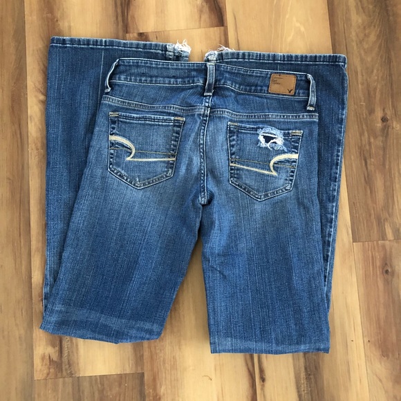 AE hipster ripped jeans size 0 - Picture 5 of 16